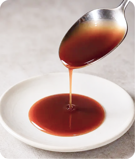 Sauce with spoon